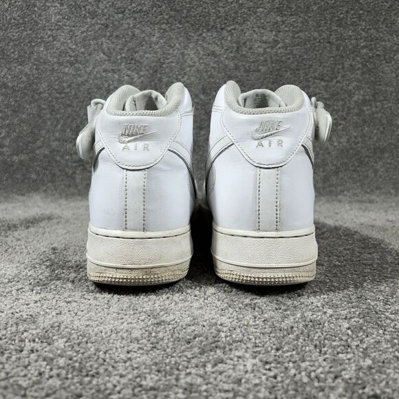 Nike Air Force 1 Mid \'07 CW2289-111 Mens Size 11 Triple White Basketball Shoes main image 11